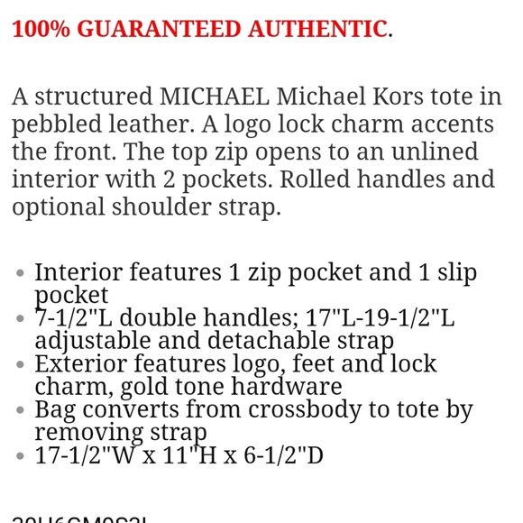 Michael Kors purse - Picture 12 of 15